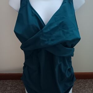 Elegant Teal Women's Bathing Suit